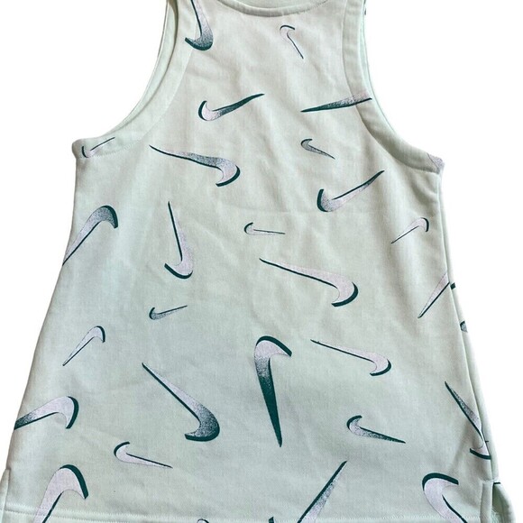 Nike NWT Sleeve Seafoam Green Sleeve Knit Pullover Sweatshirt Top Size Large - Picture 3 of 8